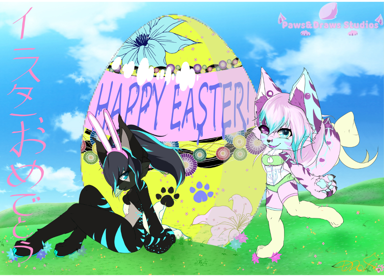Happy easter! by LilLexie -- Fur Affinity [dot] net