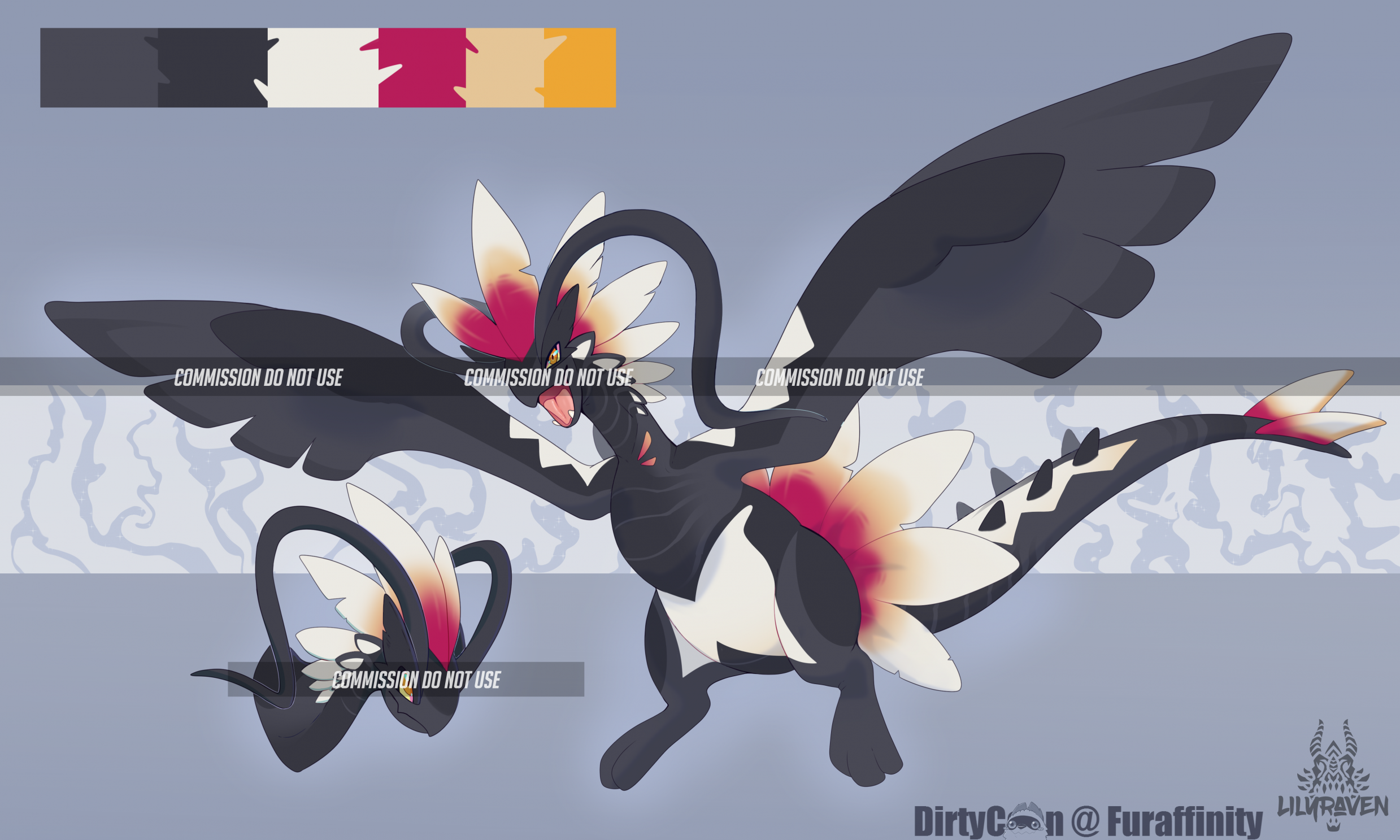 Pokemon Lugia + Klonoa fusion adoptable open reminder by MankaManke -- Fur  Affinity [dot] net