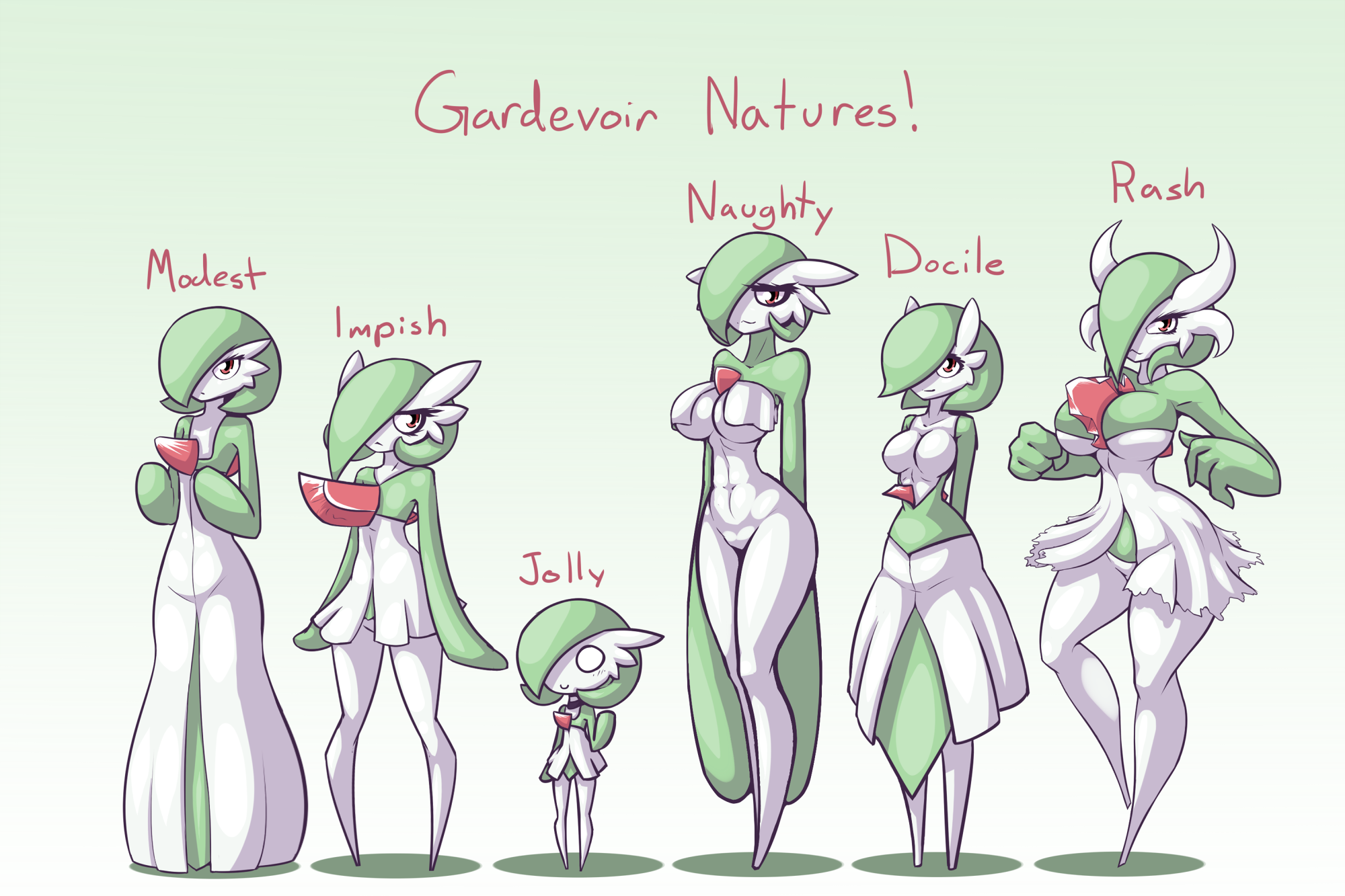 Gardevoir Natures: Naive by LimeBreaker -- Fur Affinity [dot] net