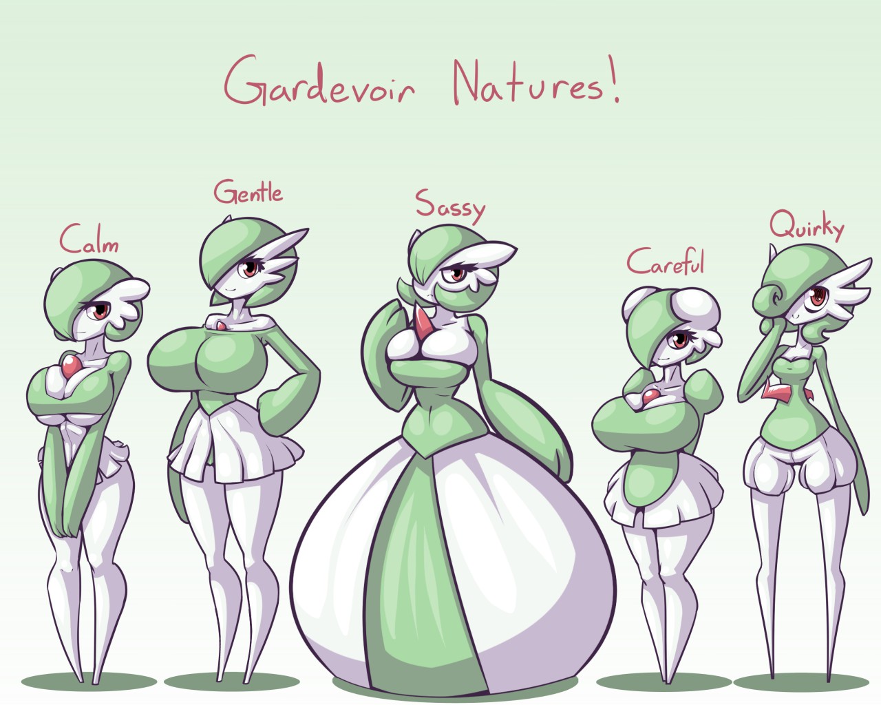 Gardevoir Natures: Part 5. 104 submissions. 