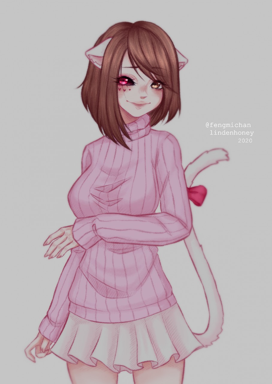 Neko chan！ Nekotcha Neko Chan Cat Pink Tamagotchi Virtual Giga Pet