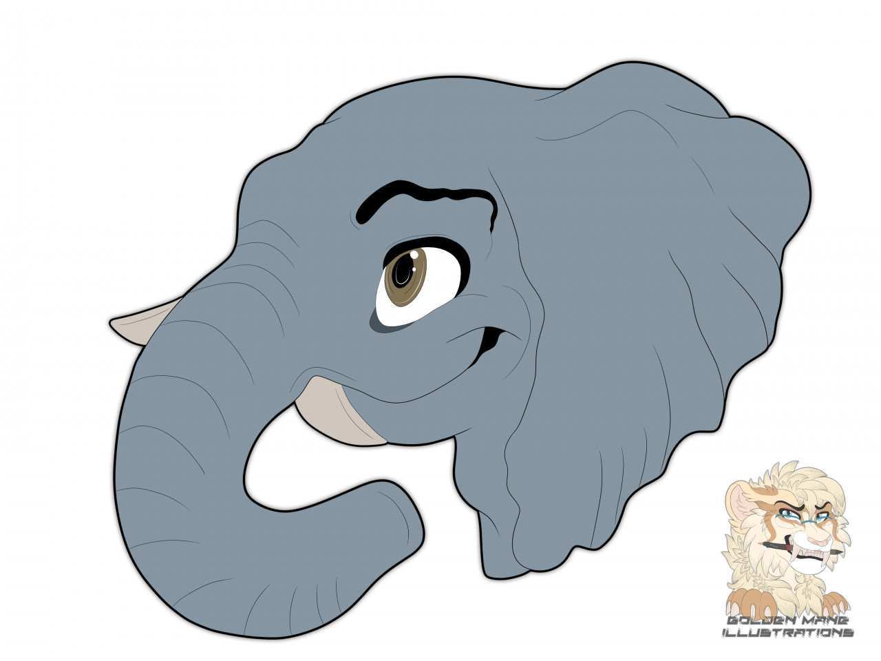 How to make elephant face mask - YouTube