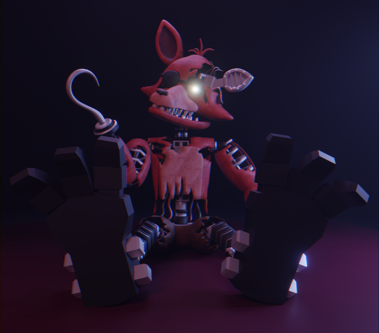 Withered foxy test by lingfox5 -- Fur Affinity [dot] net