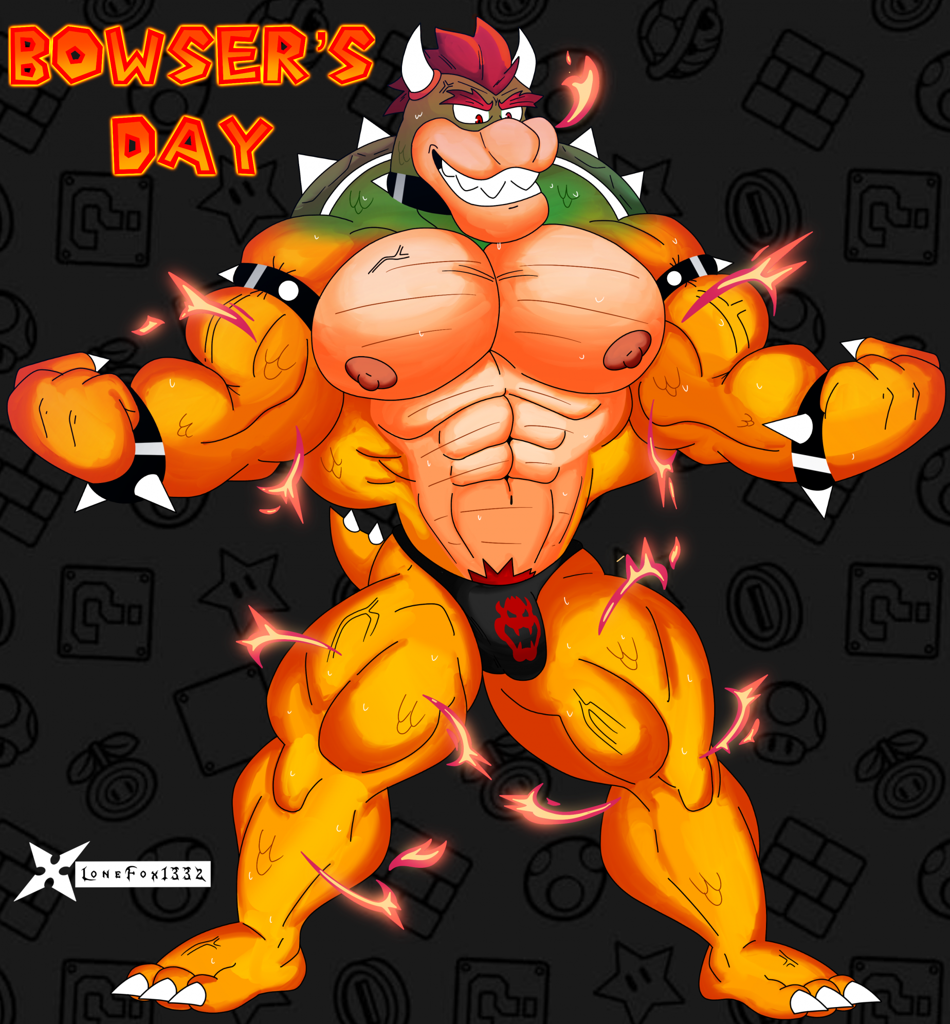 Bowserbox (Happy Bowser day 2023) by Burgkittykai -- Fur Affinity [dot] net