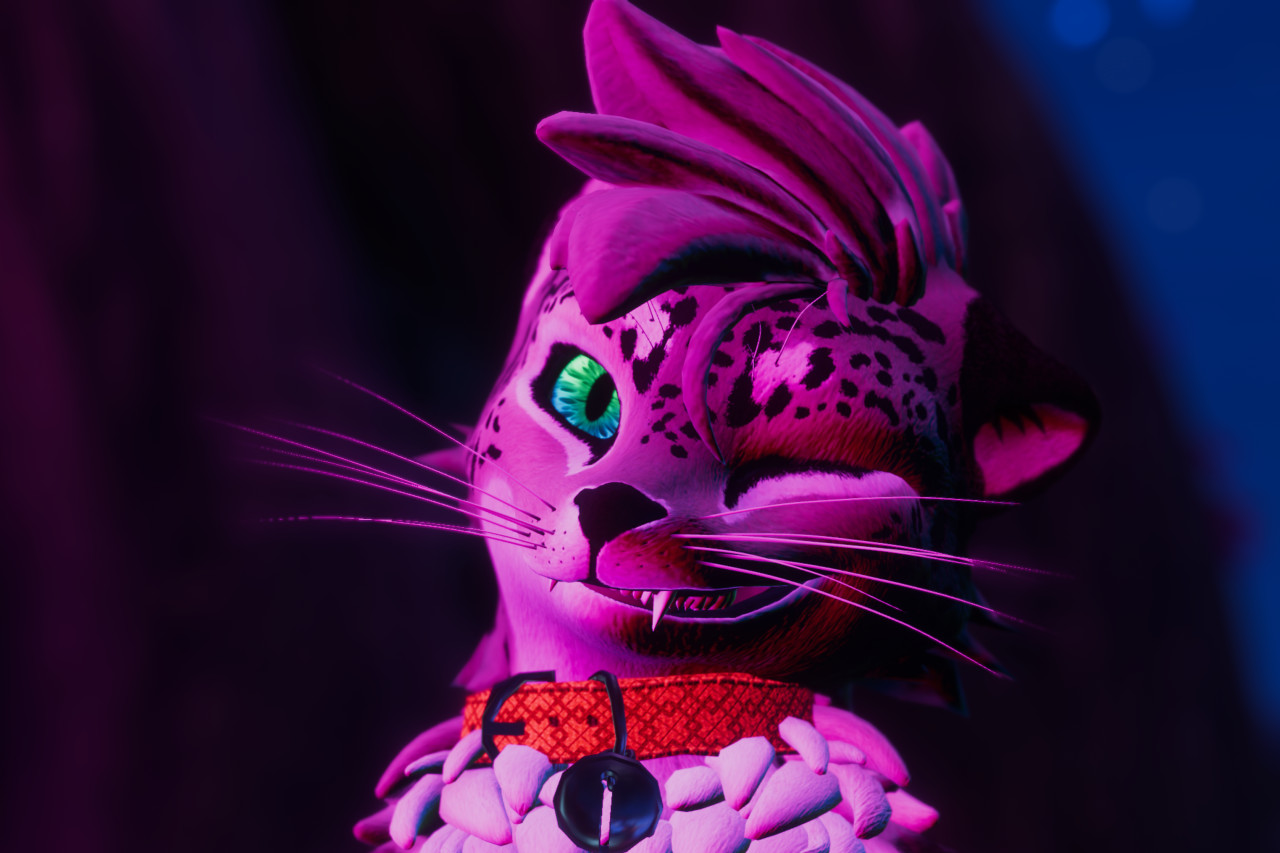 VRChat Avatars on steam 217 pink panther by hot022 -- Fur Affinity