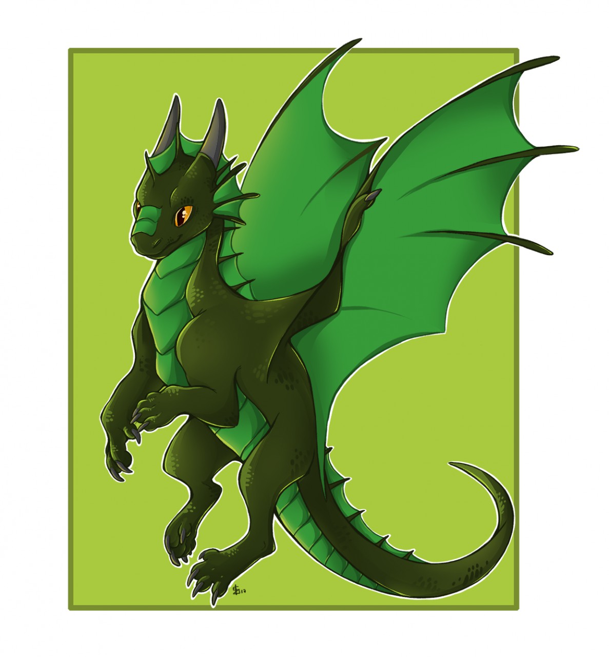 Chibi Dragon by silverdragon27 on DeviantArt