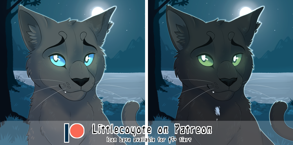 Warrior Cat Icon - CommissionB by greenkirell -- Fur Affinity [dot] net