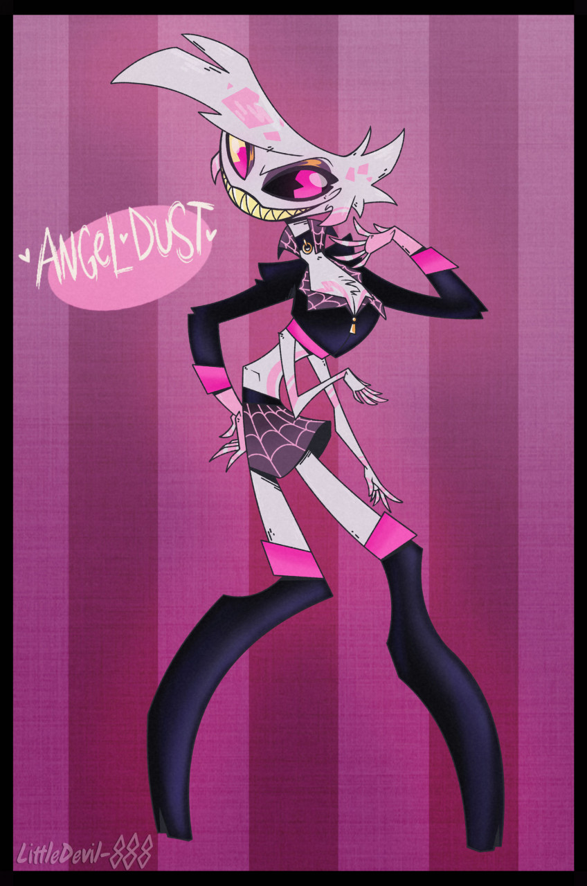 Hazbin Hotel: Angel Dust by LittleDevil-888 -- Fur Affinity [dot] net