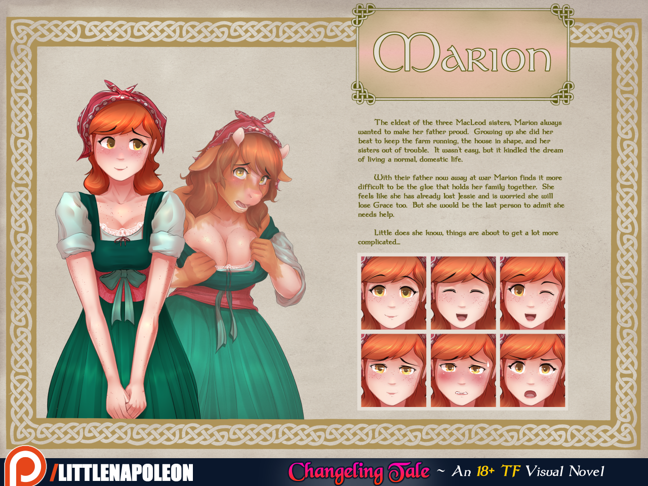 Changeling Tale - Marion Character Sheet by LittleNapoleon -- Fur ...