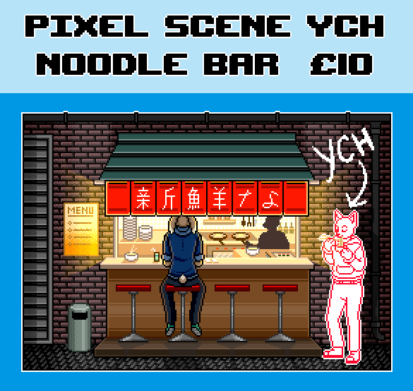 PIXEL SCENE YCH - £10 - Unlimited slots!