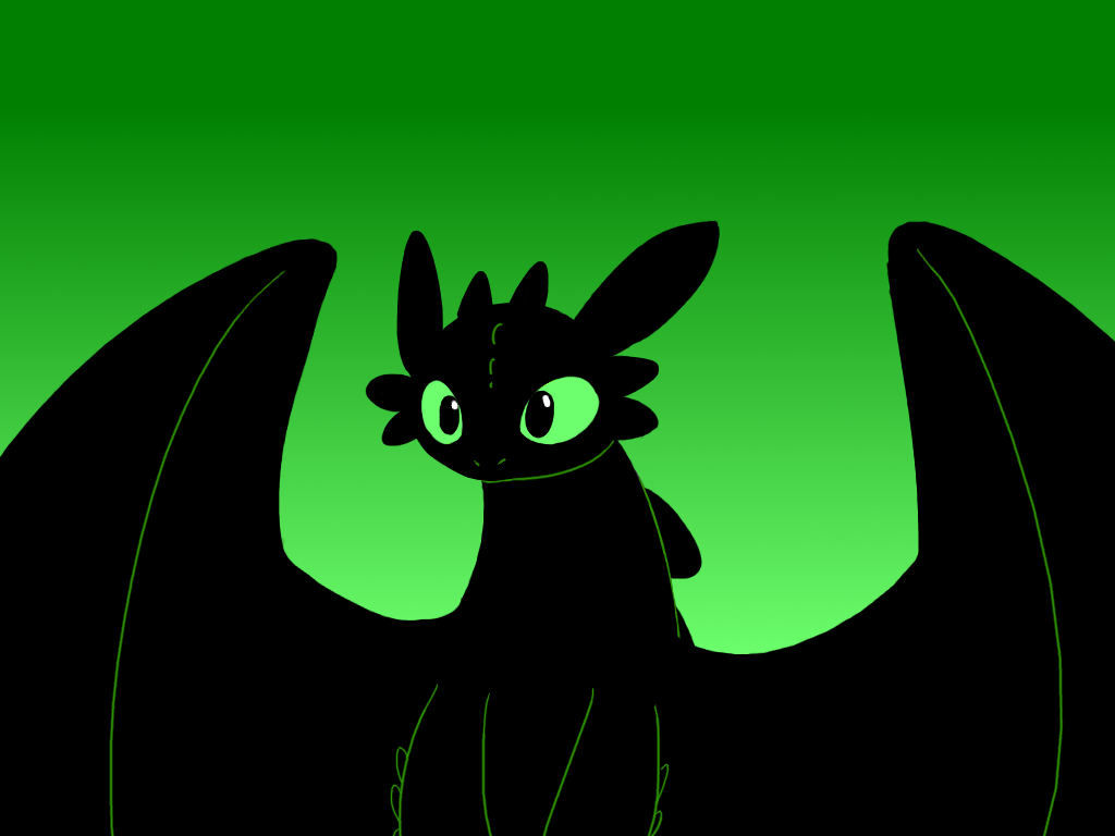 toothless silhouette