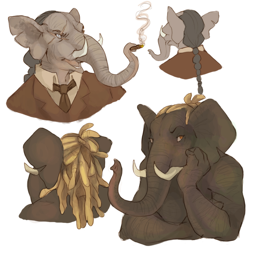 Elephant anthro