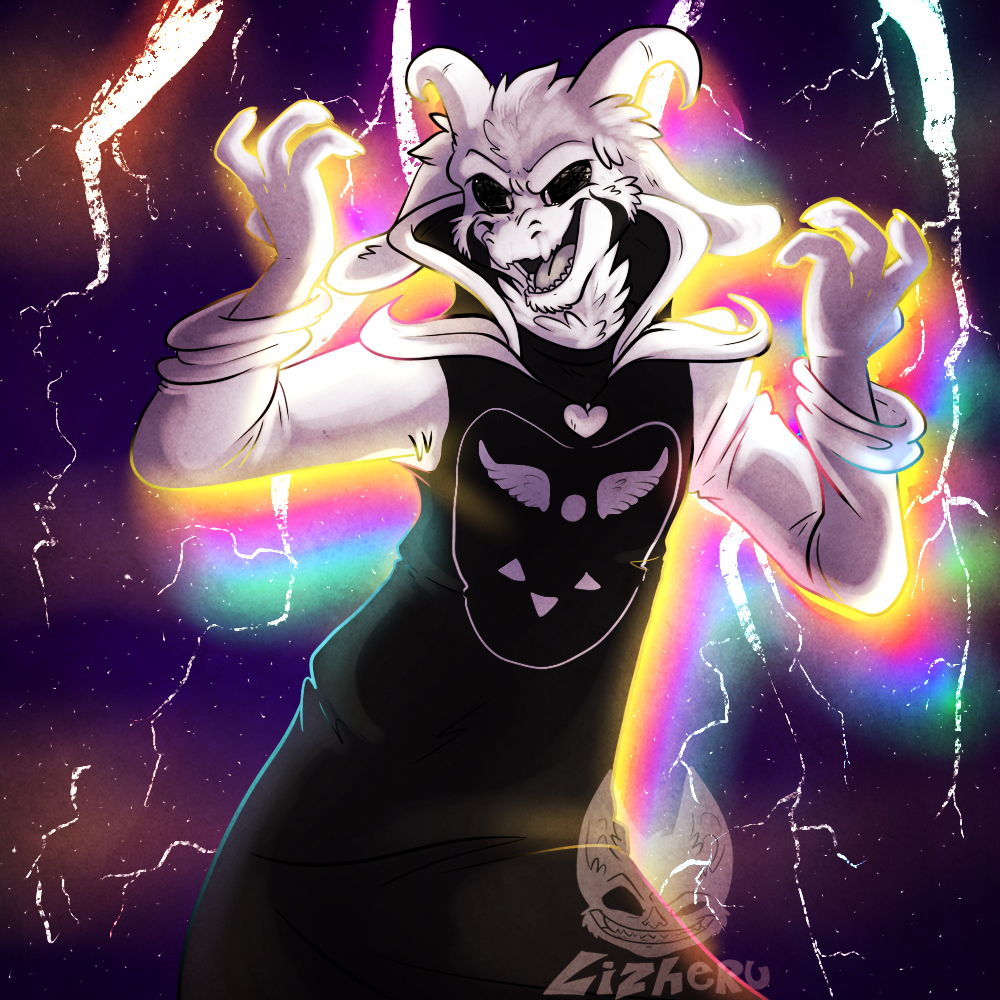 Asriel Dreemurr by Lizheru -- Fur Affinity [dot] net