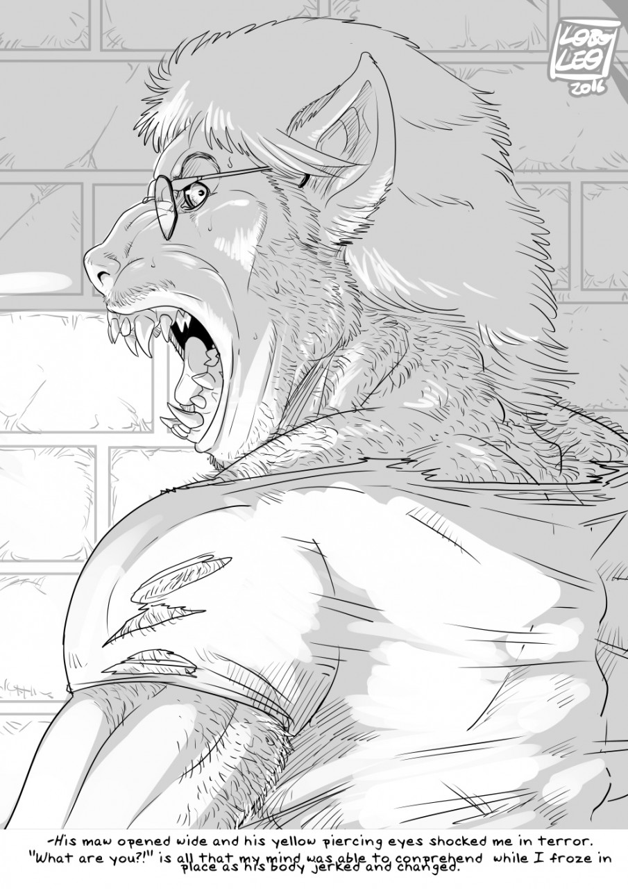Werewolf in Alley 02 by loboleo -- Fur Affinity [dot] net