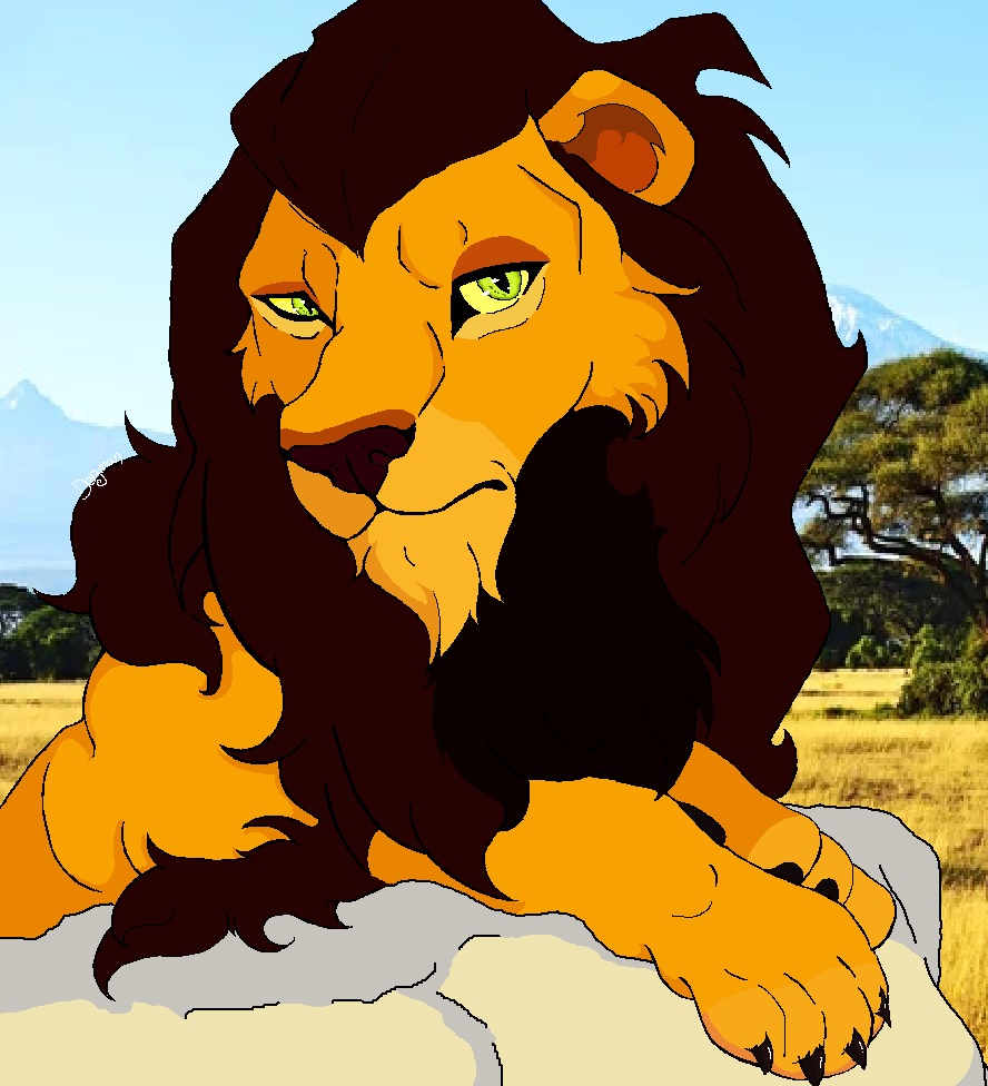 lion king ahadi and mufasa