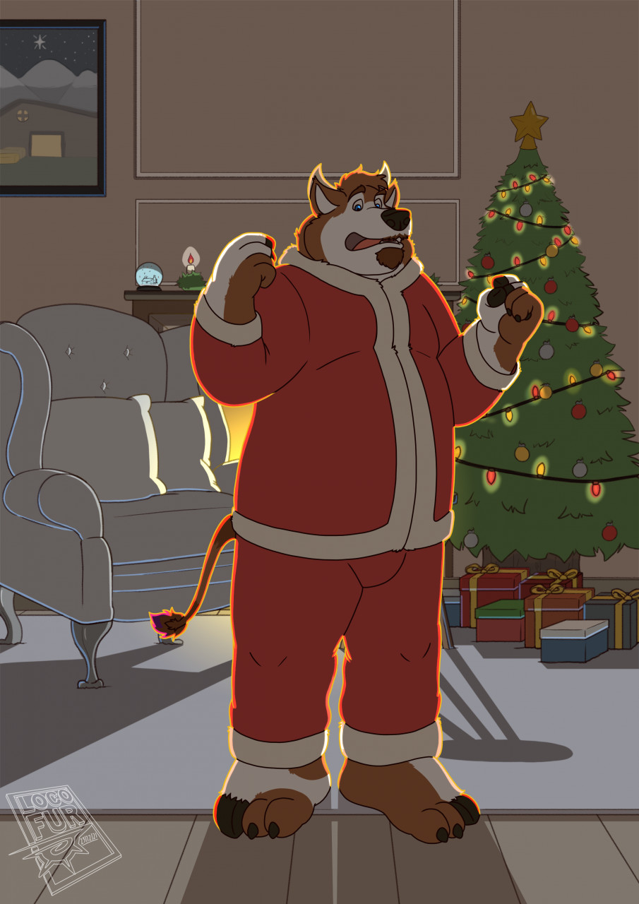 Christmas Weight gainer 2021 Part 2/4 by locofur -- Fur Affinity [dot] net