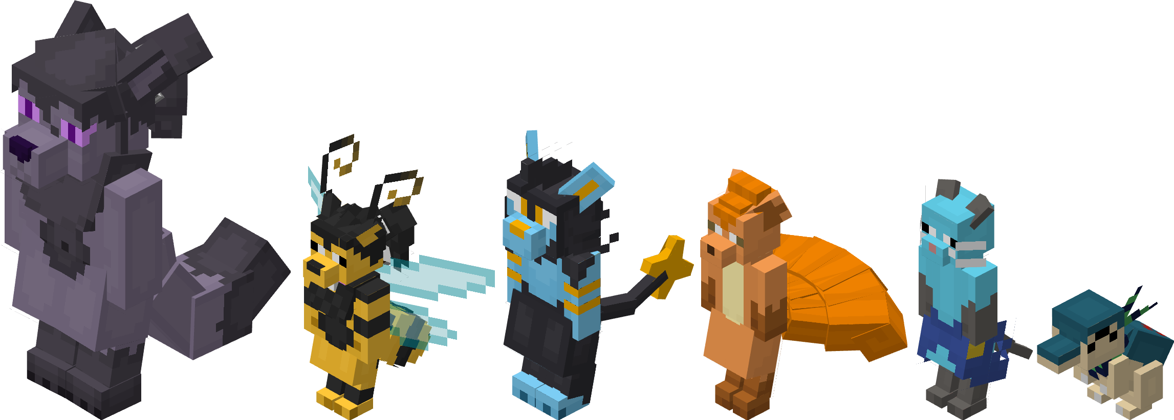 Furry Minecraft Model Batch 2 by Loki_the_Vulpix -- Fur Affinity [dot] net