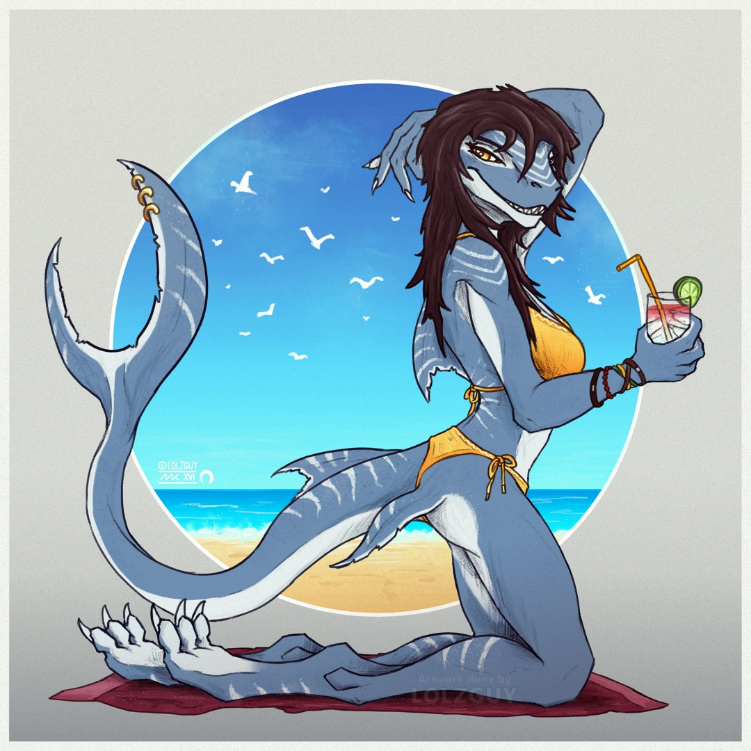 Feral frenzy shark x human