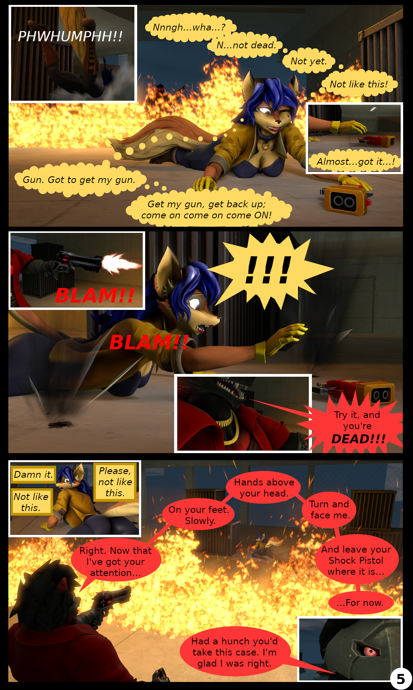 Sly Cooper: Sins of the Fathers (Page Five) by LonePhantom -- Fur