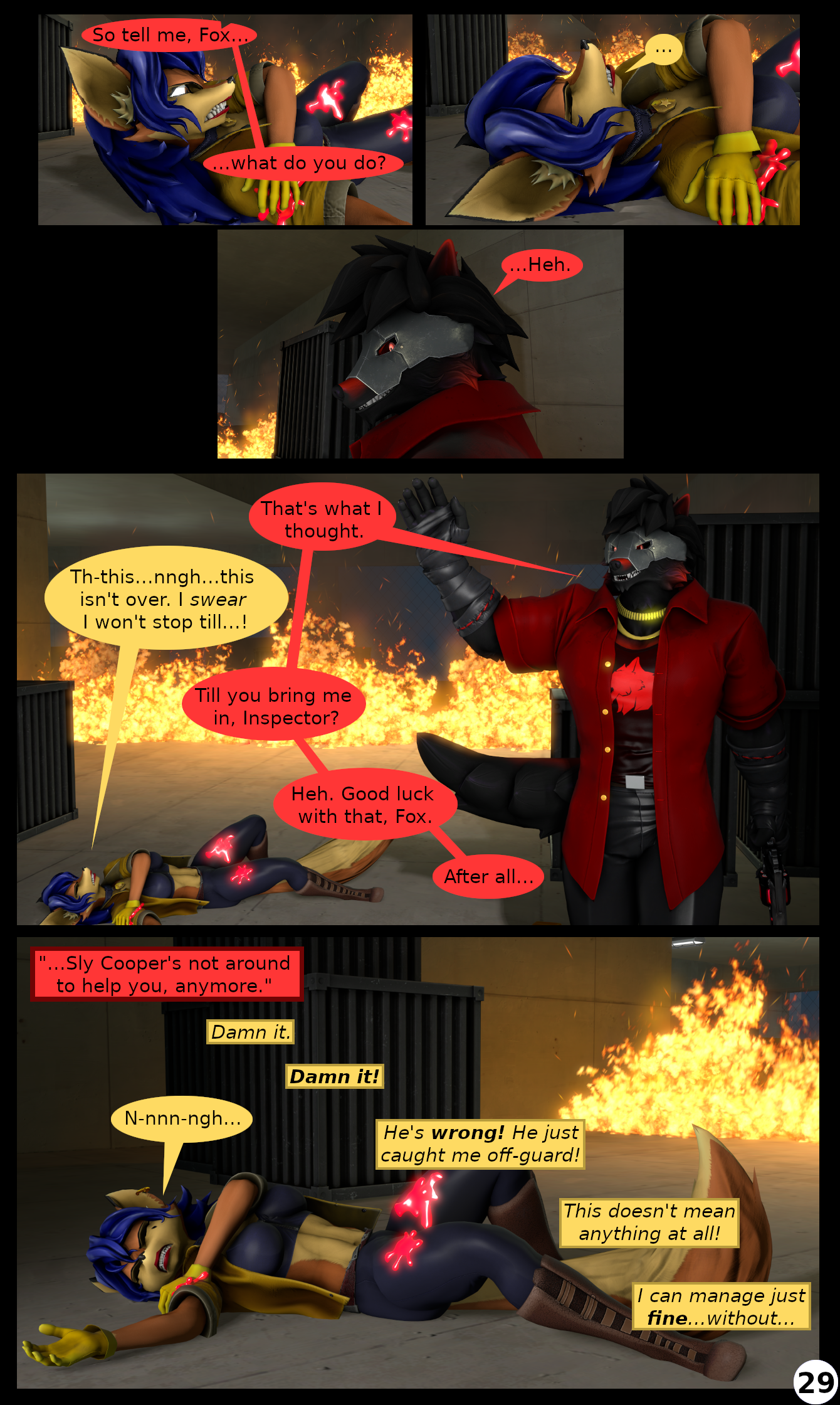 Sly Cooper: Sins of the Fathers (Page Five) by LonePhantom -- Fur