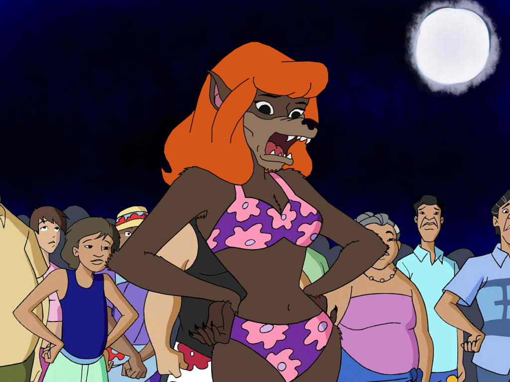 Werewolf Daphne In A Bikini. 