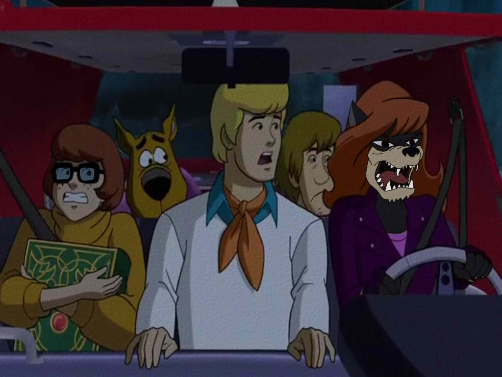 Werewolf Daphne At The Wheel. 