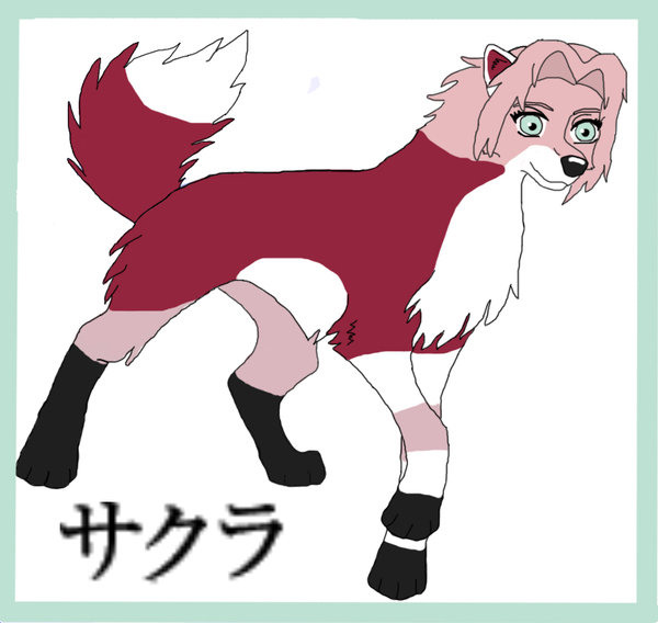 anime she wolves drawings
