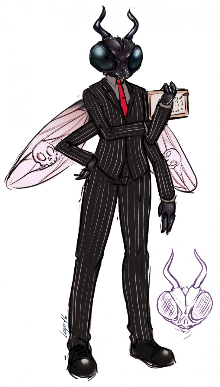 Beelzebub, the Great Fly  Furry drawing, Vampire masquerade, Anime