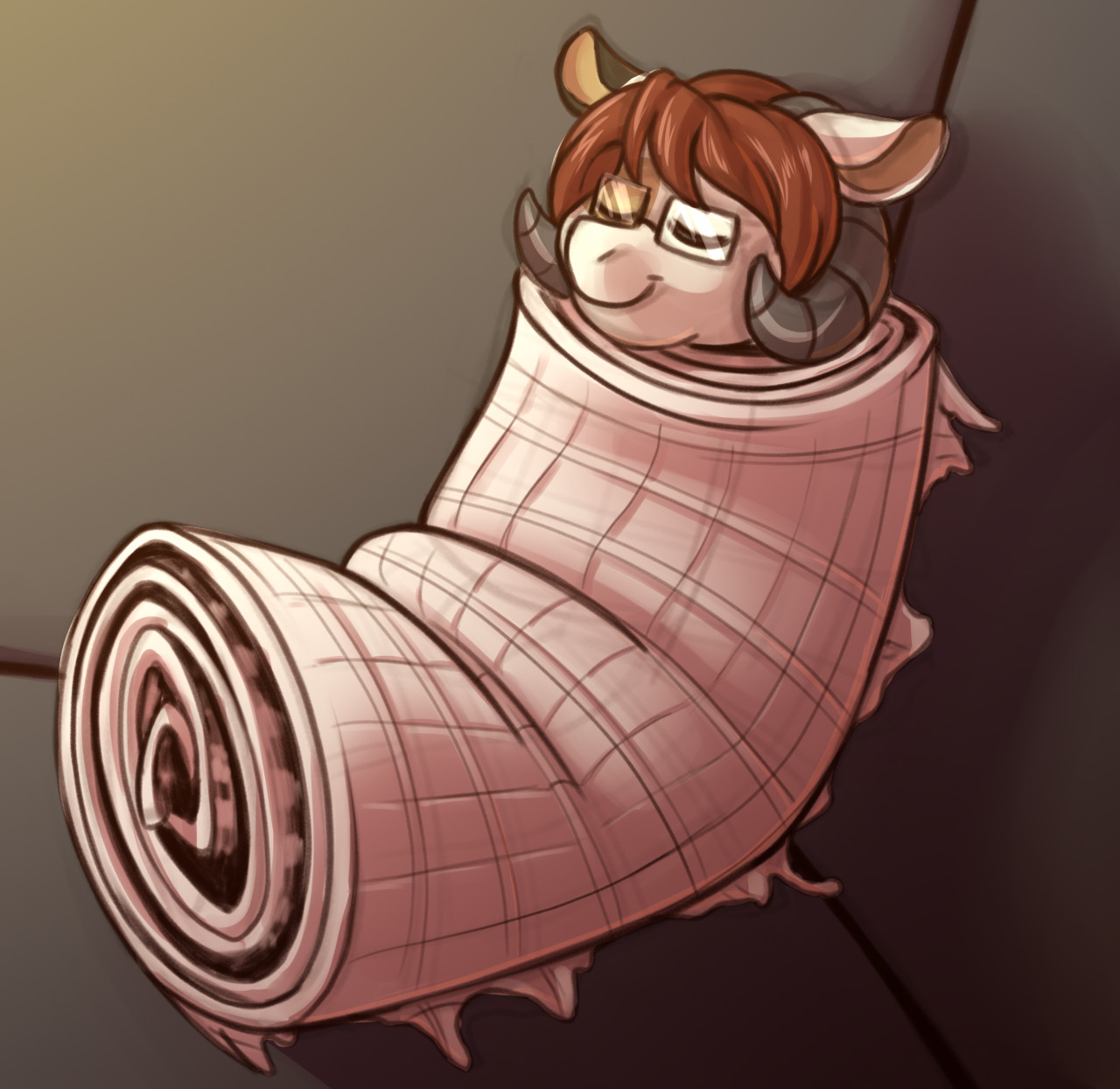 Goat Blanket Burrito com by lordbo Fur Affinity dot net