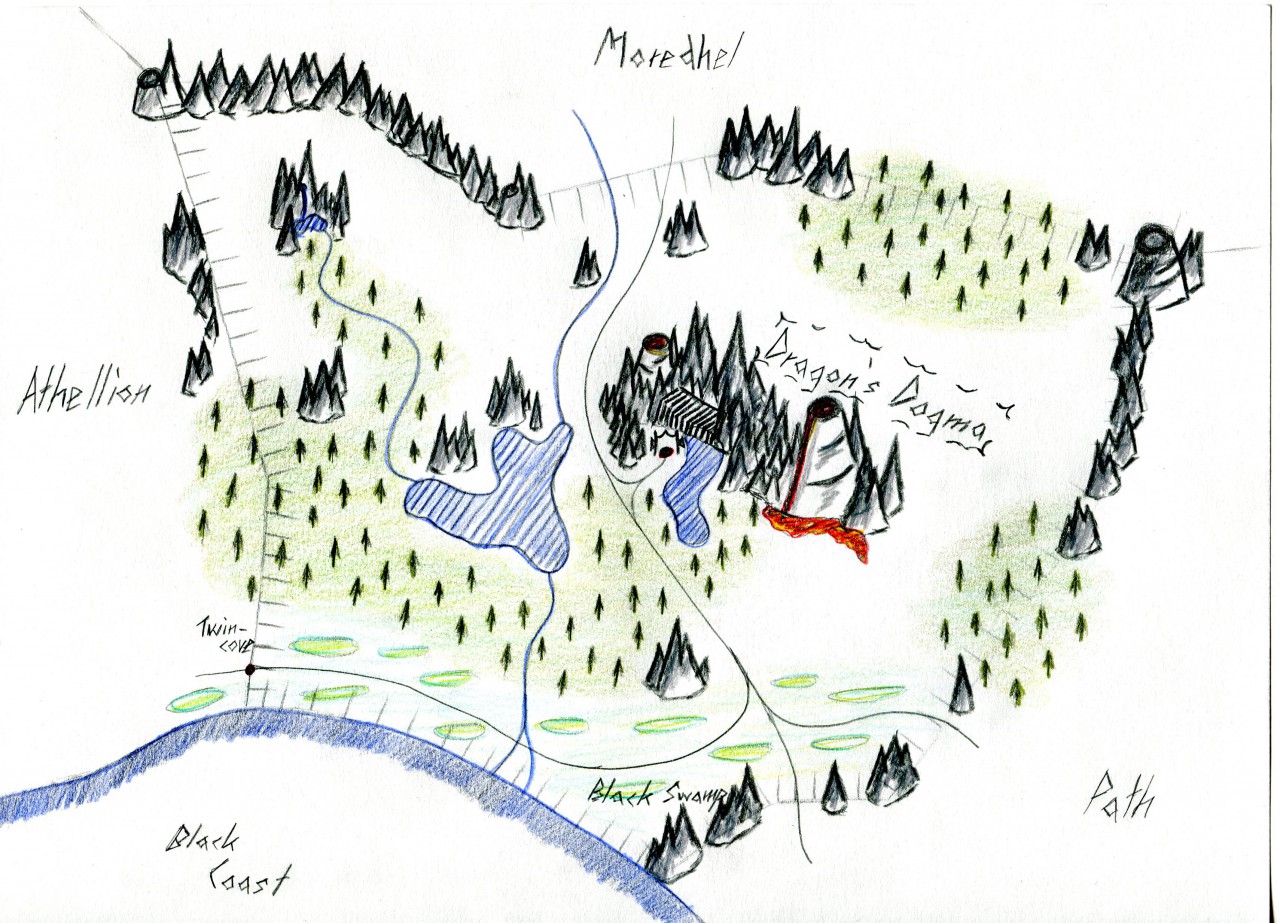 Map Of The Dragons Dogma By Lord Daventry Fur Affinity Dot Net