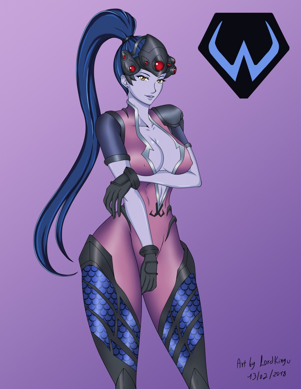 Widowmaker FanArt by LordKingu -- Fur Affinity [dot] net