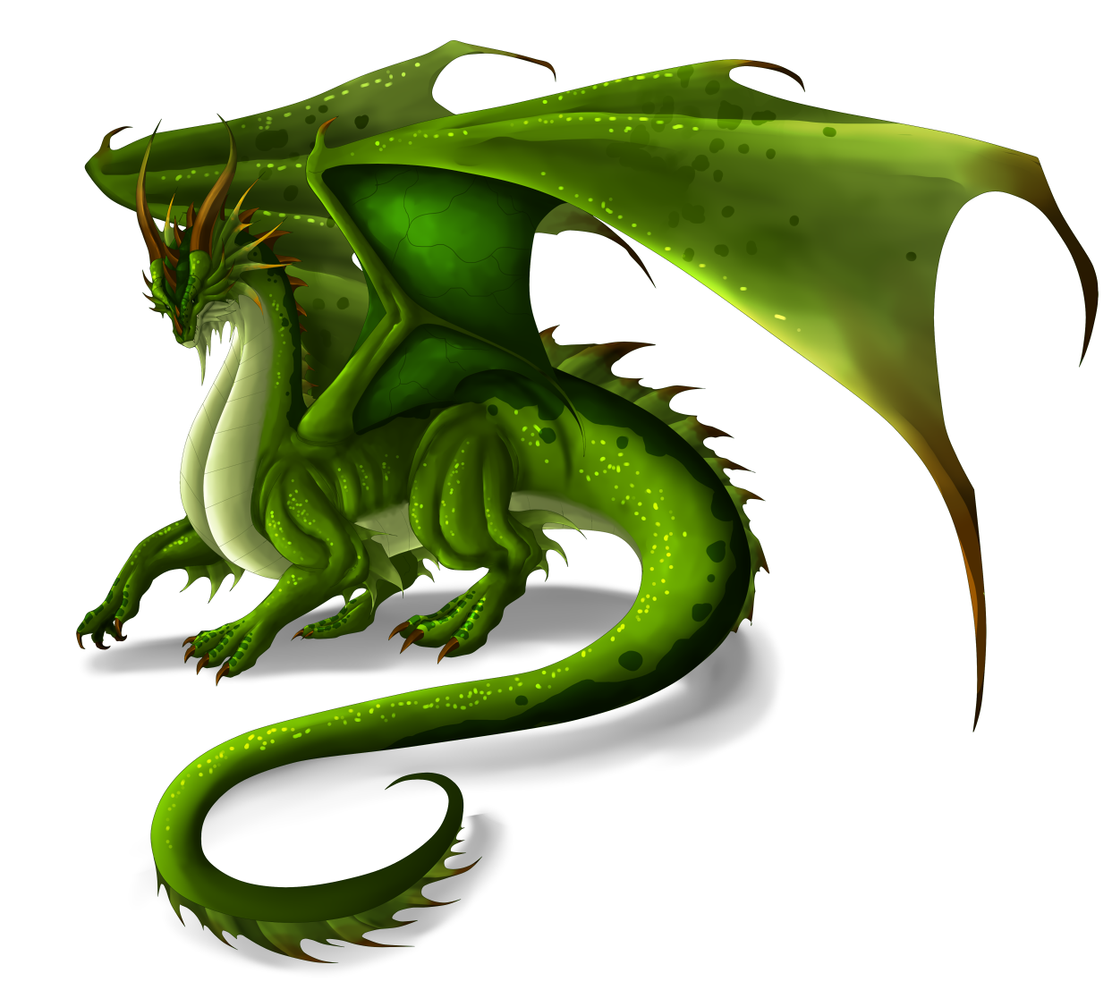 Green dragon. 