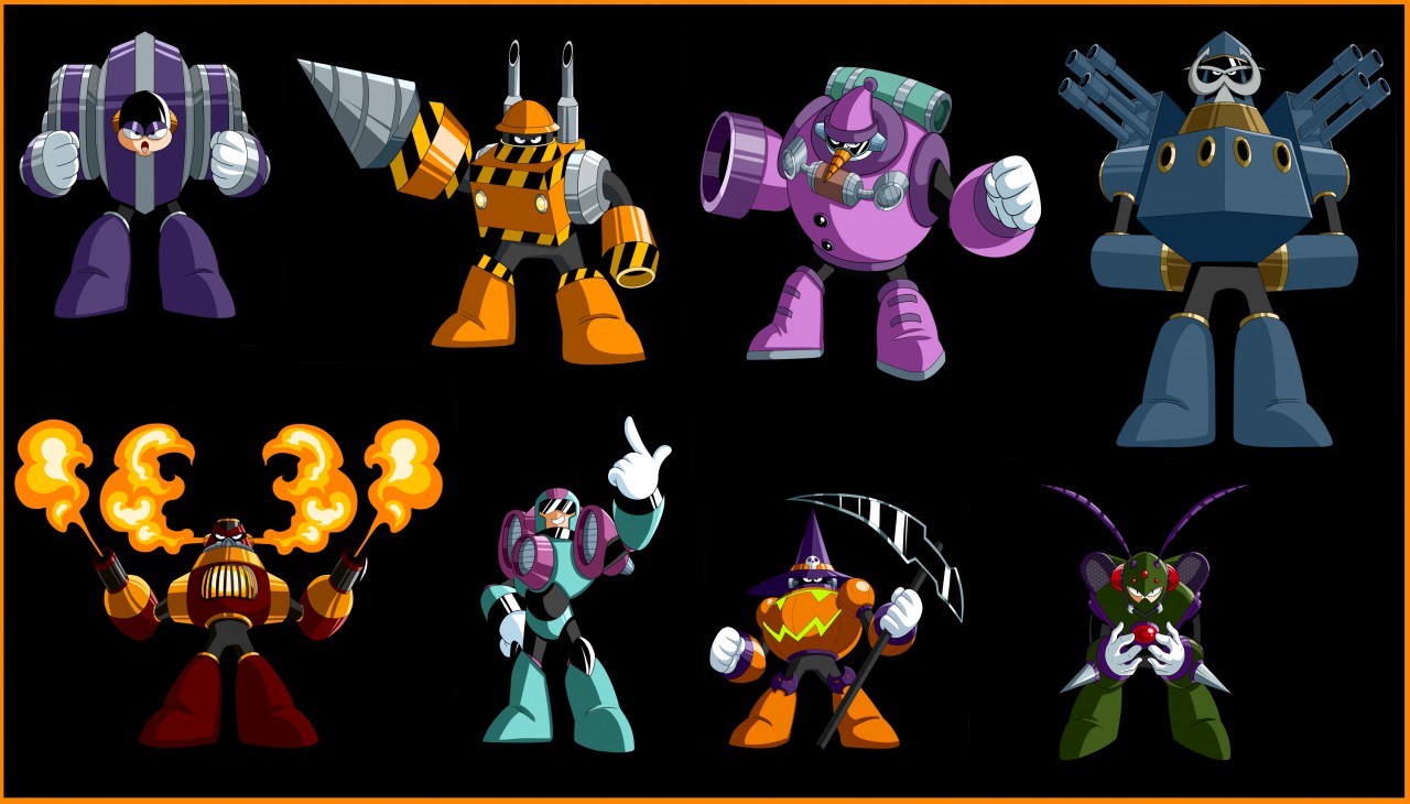 Robot Masters By Lordstevie Fur Affinity Dot Net