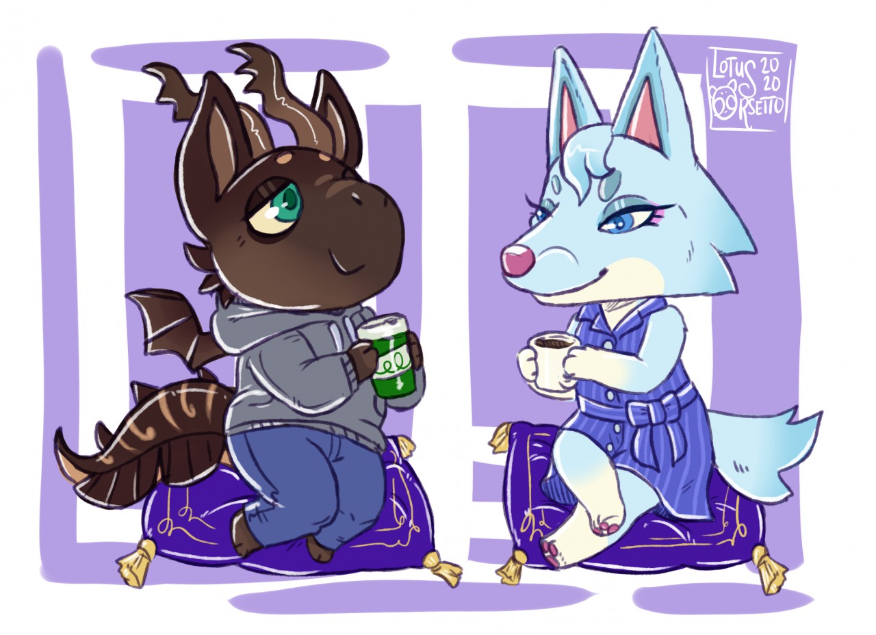 Saixy and Whitney | Amurous by lotusaur -- Fur Affinity [dot] net