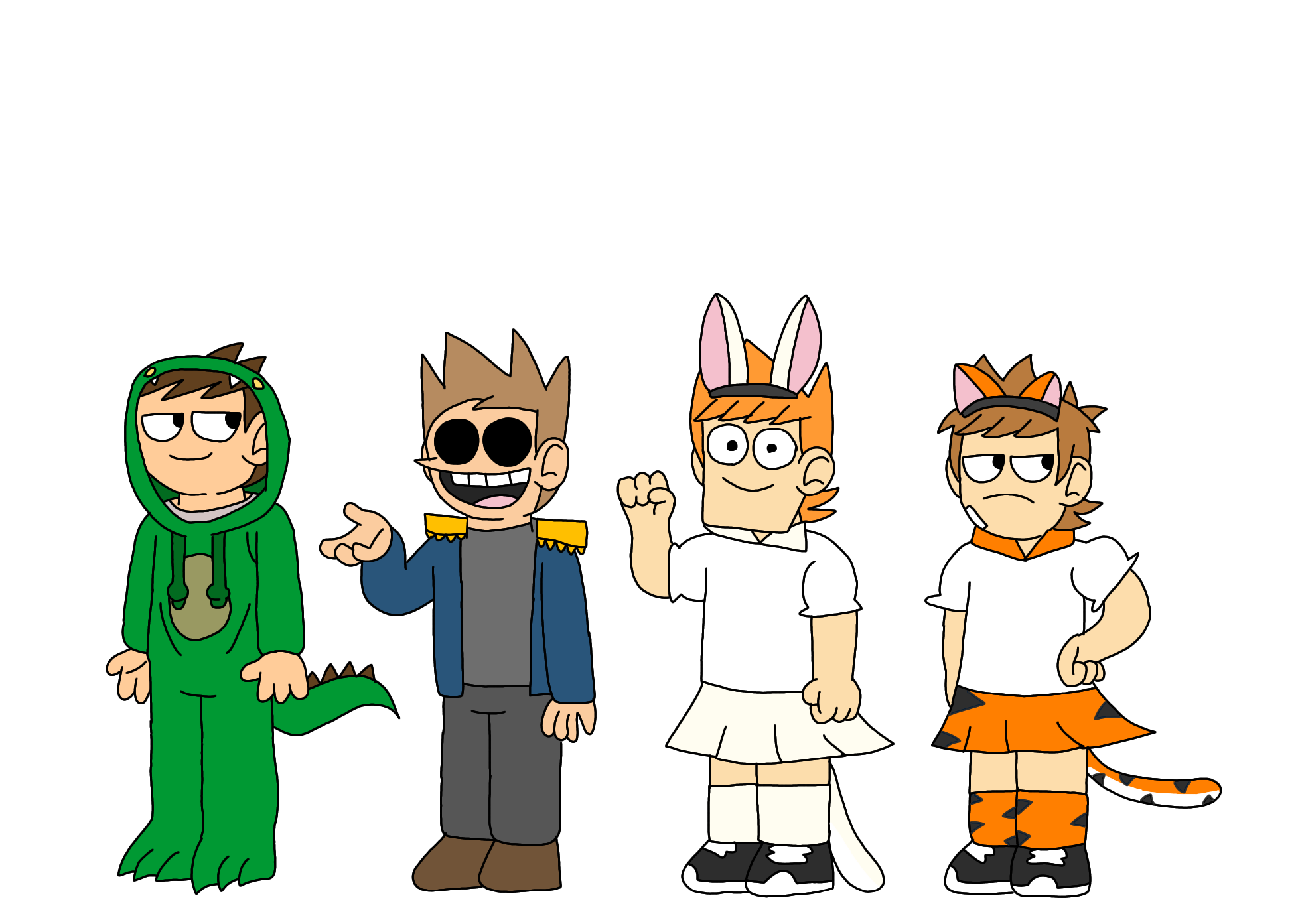 Eddsworld - Eddsworld Tom Tord Edd And Matt, HD Png Download