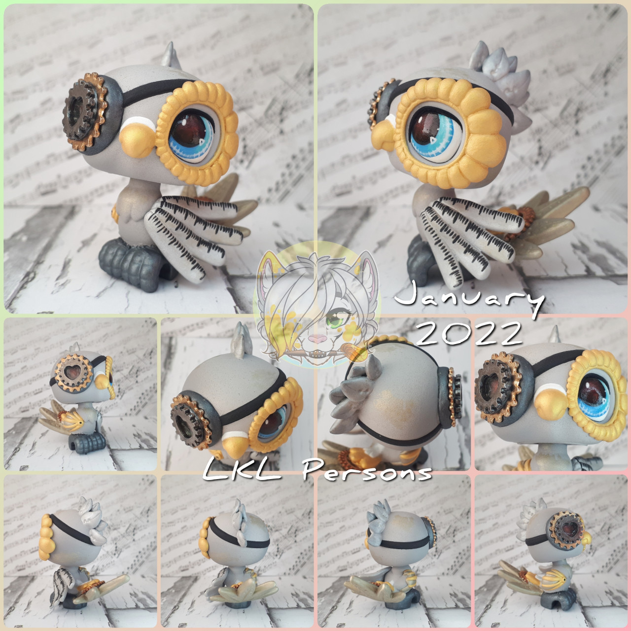 LPS OOAK Steampunk Parrot⚙️🦜 by LPSKatrinLove -- Fur Affinity [dot] net