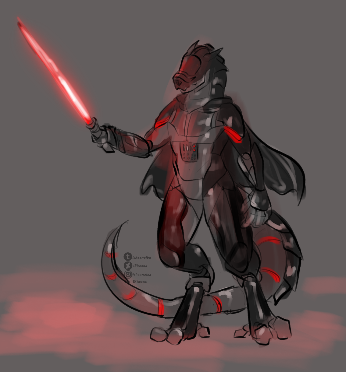 Darth Vader as a Synth by lSheena -- Fur Affinity [dot] net