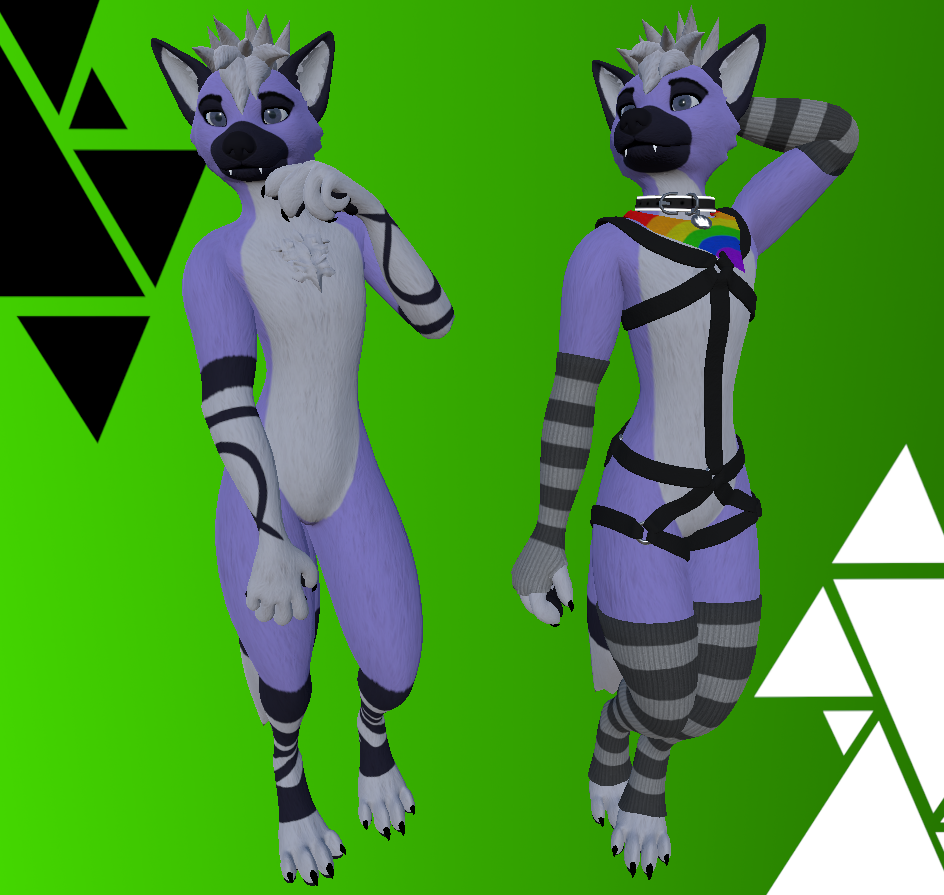 VRChat Avatar Commission for Snowshear by LtDan71 -- Fur Affinity [dot] net