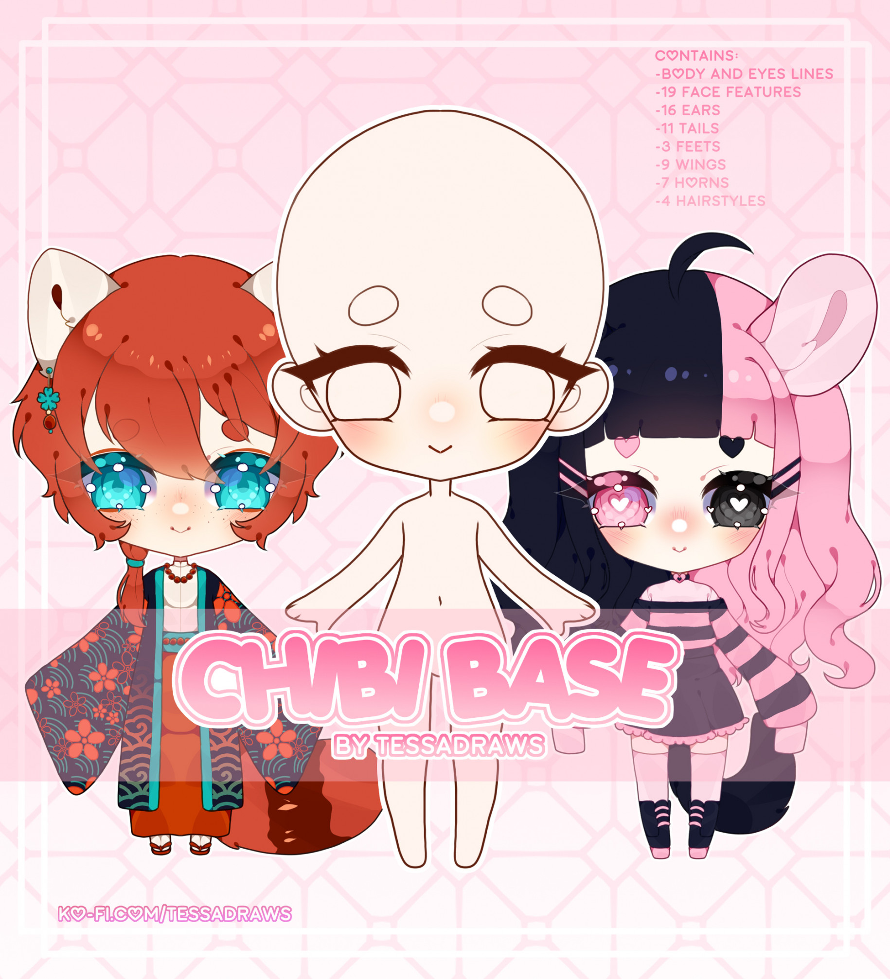 Chibi or Gacha oc base - ibisPaint