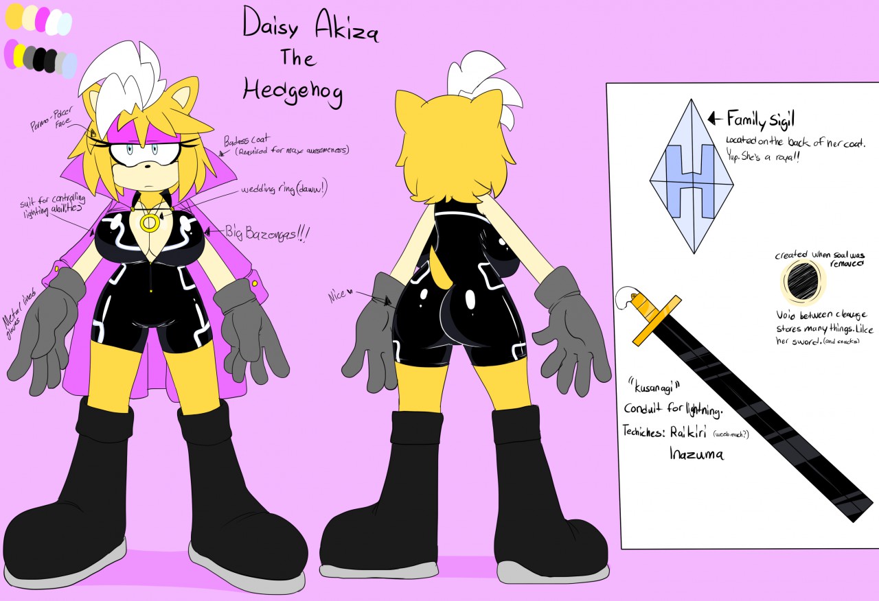 Daisy Akiza Hedgehog by LuceNomura -- Fur Affinity [dot] net