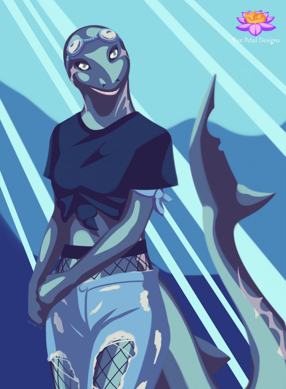 Fish in Fishnets by Lucidum -- Fur Affinity [dot] net