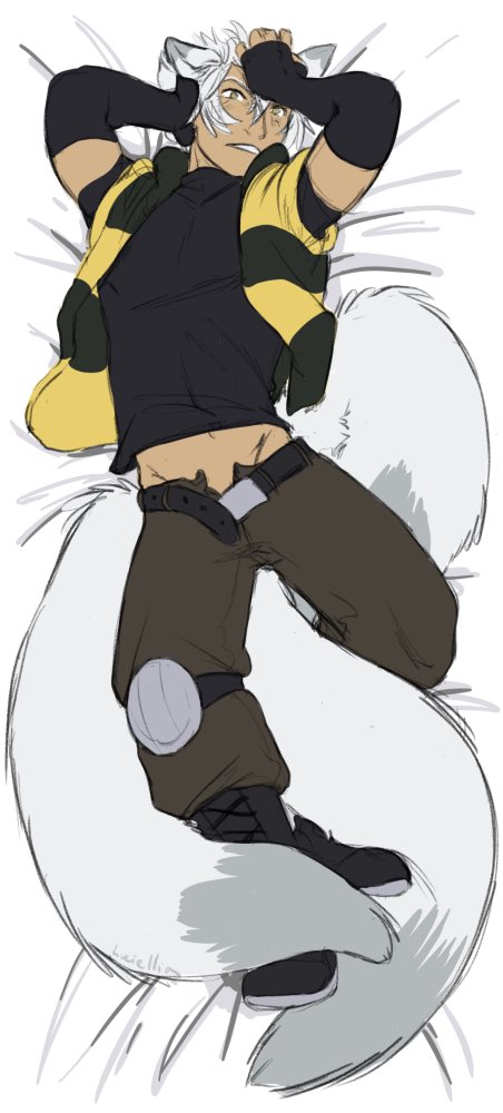 C Fox boy dakimakura by Luciellia Fur Affinity dot net