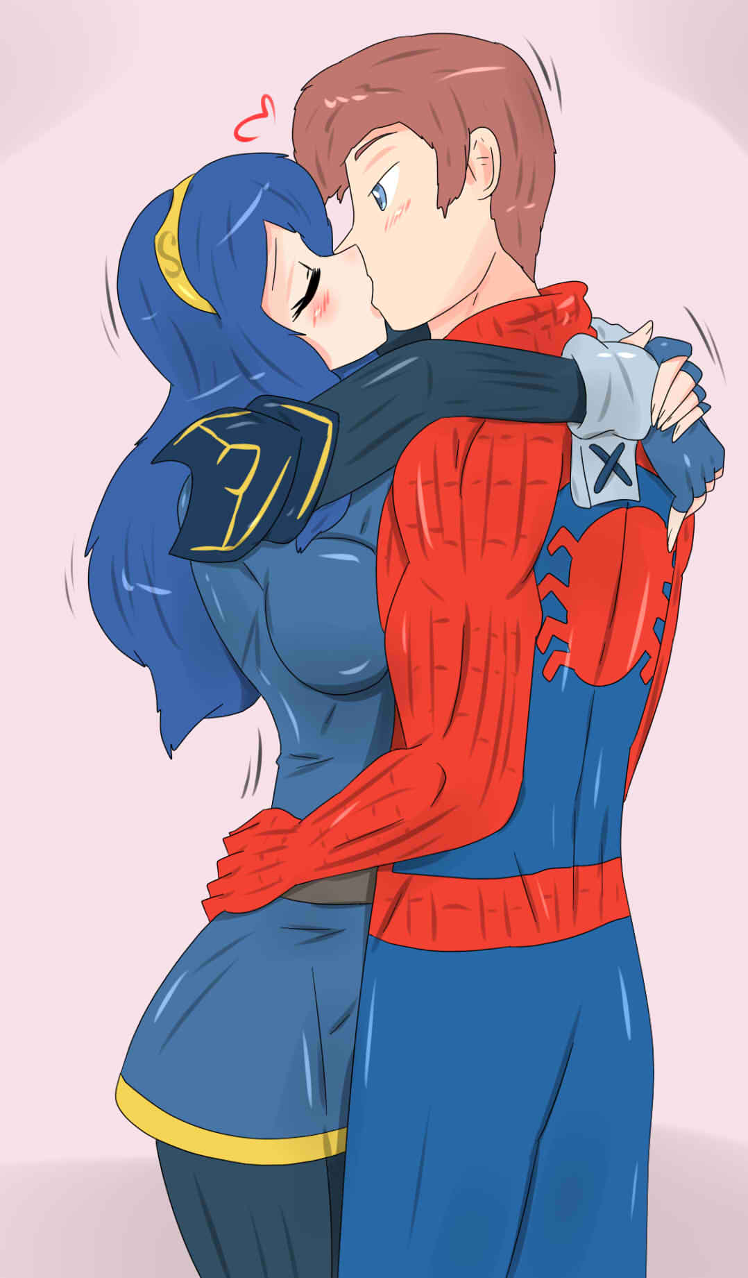 Lucina and Spider-Man by lucinaspidey35 -- Fur Affinity [dot] net