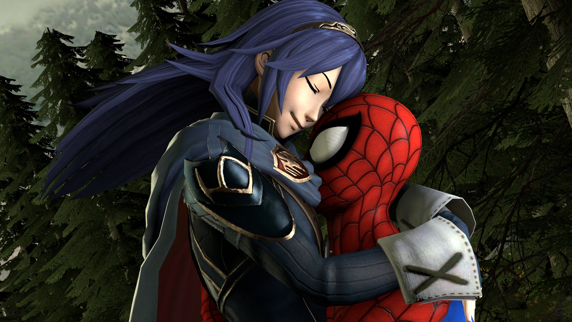 Lucina and Spider-Man by lucinaspidey35 -- Fur Affinity [dot] net