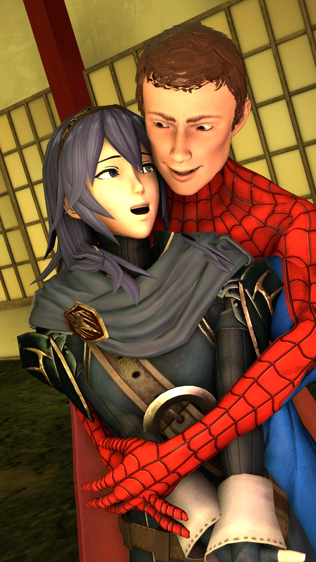 Lucina and Spider-Man by lucinaspidey35 -- Fur Affinity [dot] net