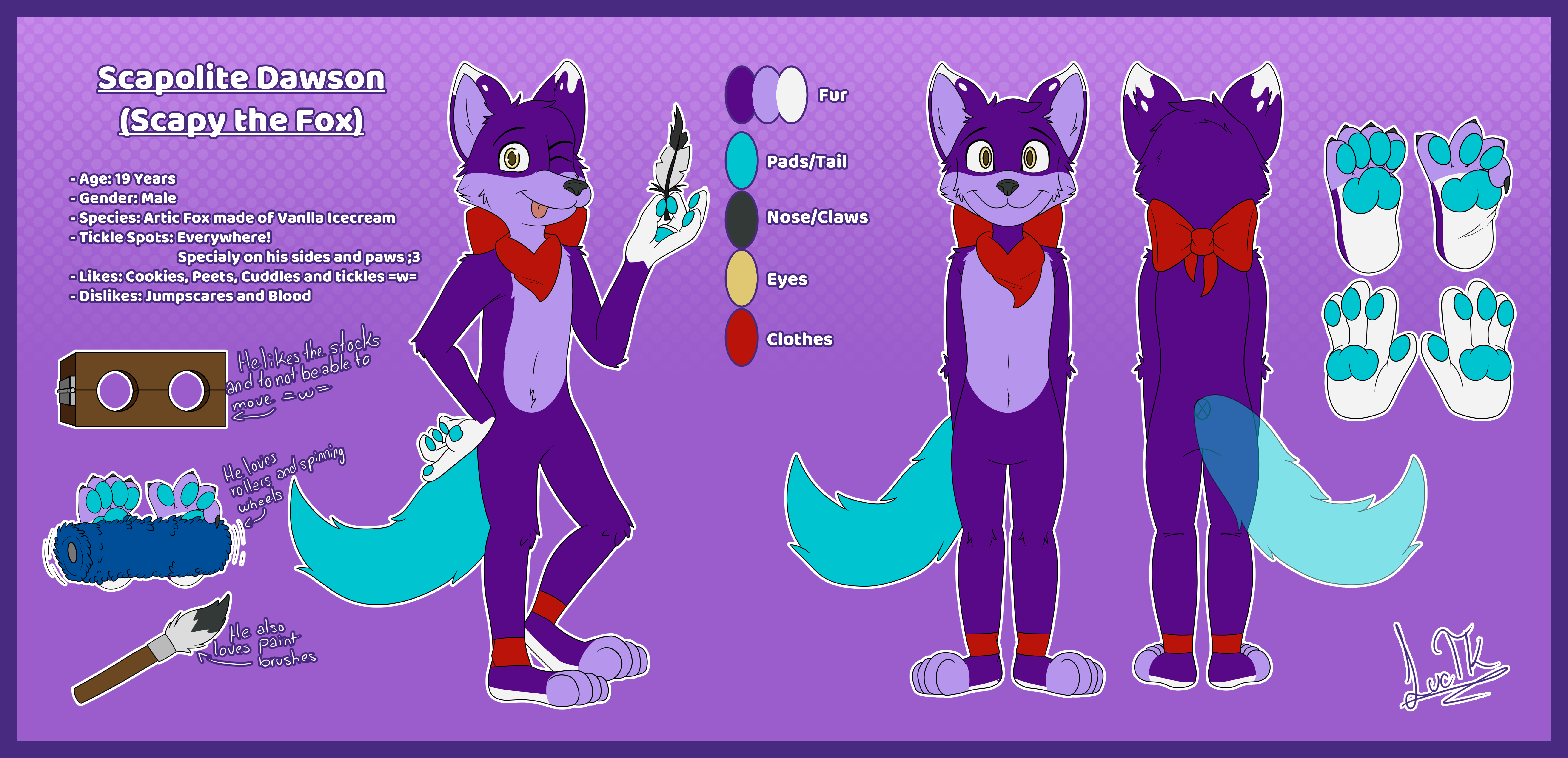 changing breeds kitsune character sheet