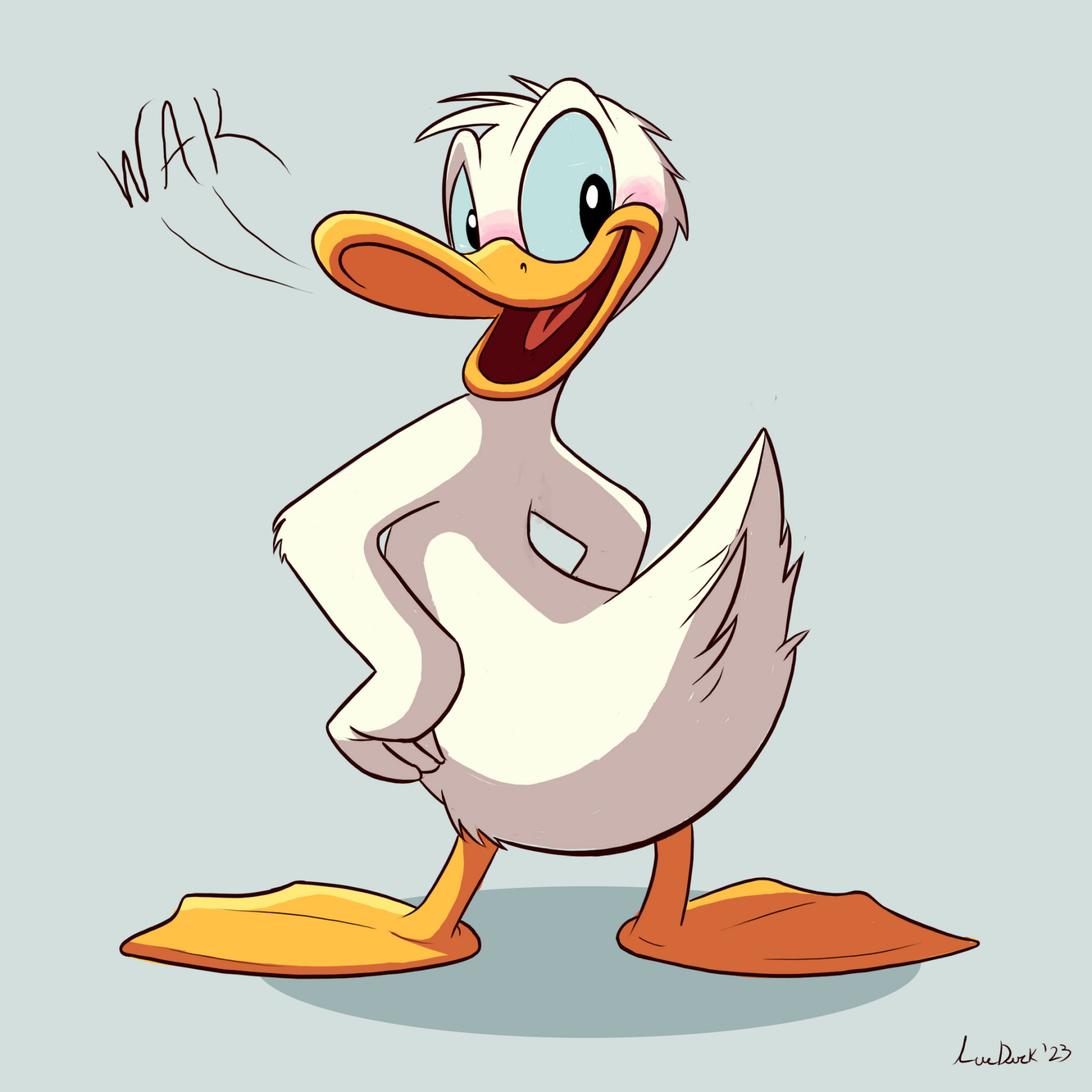 Donald duck nude