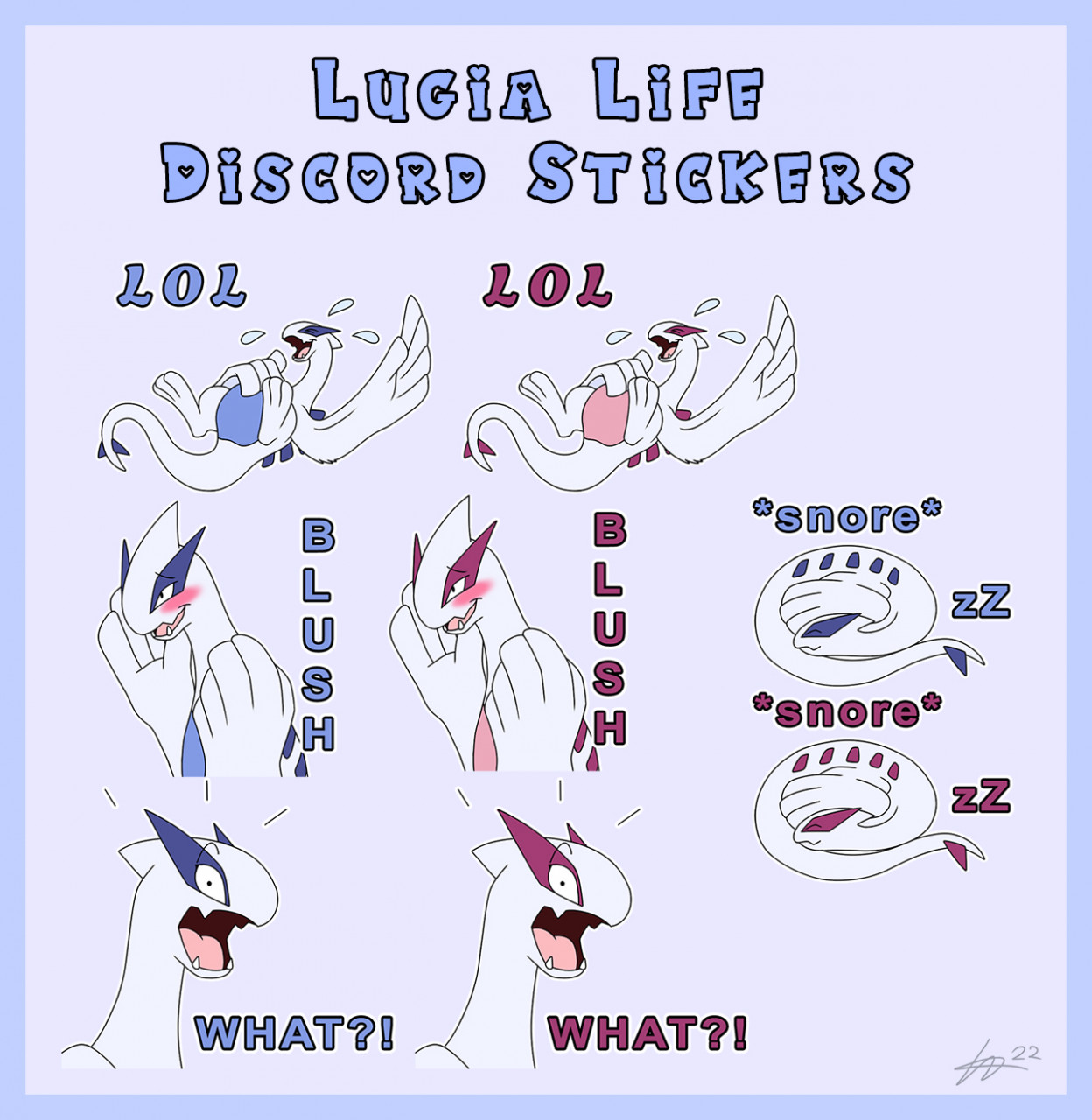 Shiny Lugia Sticker