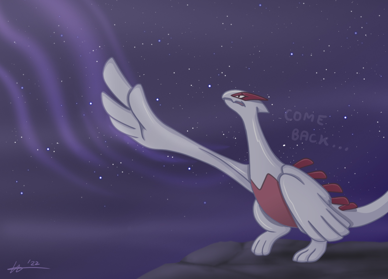 gotchibam — Shiny Lugia ko-fi doodle for Aspen! I'm accepting