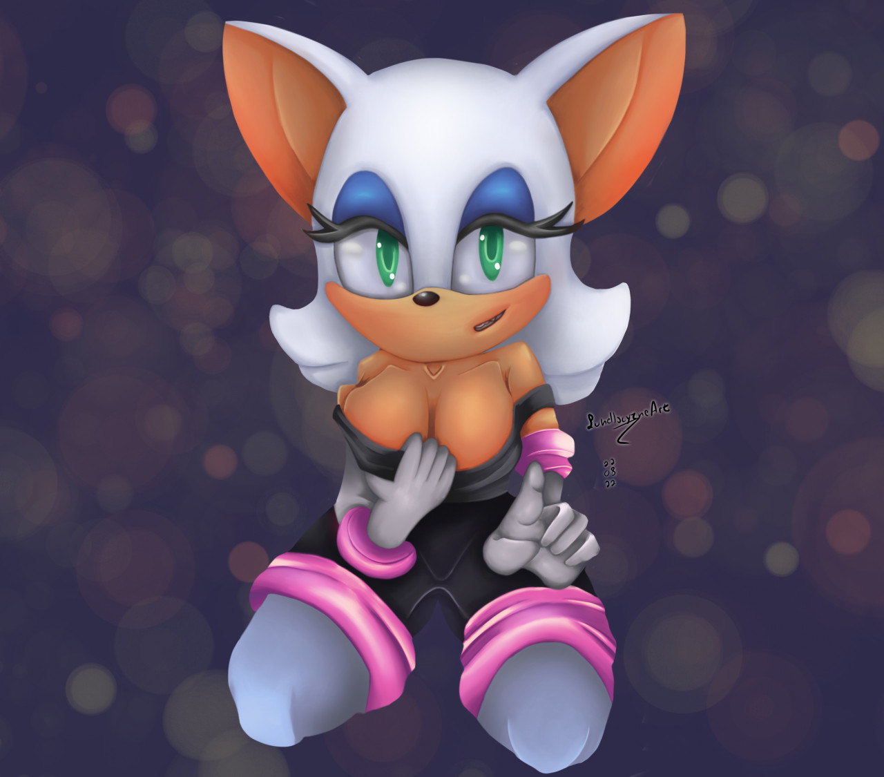 Rouge the Bat | Tease by luhellscythe -- Fur Affinity [dot] net